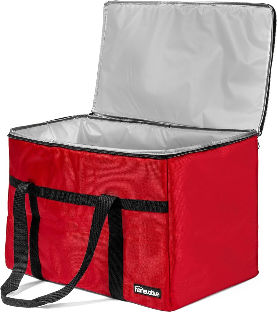 Homevative XL Insulated Food  Grocery Delivery Bag - For Catering, Restaurants, Delivery Drivers, etc