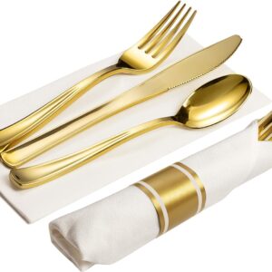 Prestee Gold Plastic Silverware Review