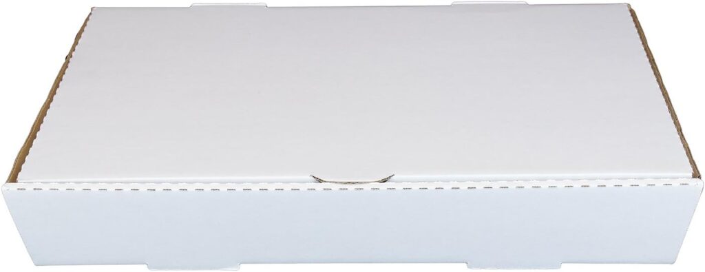 Royal Full Pan White 21 Inch x 13 Inch x 3 Inch Corrugated Catering Box, Case of 50