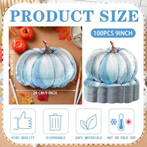 Yaomiao Blue Pumpkin Paper Plates Review